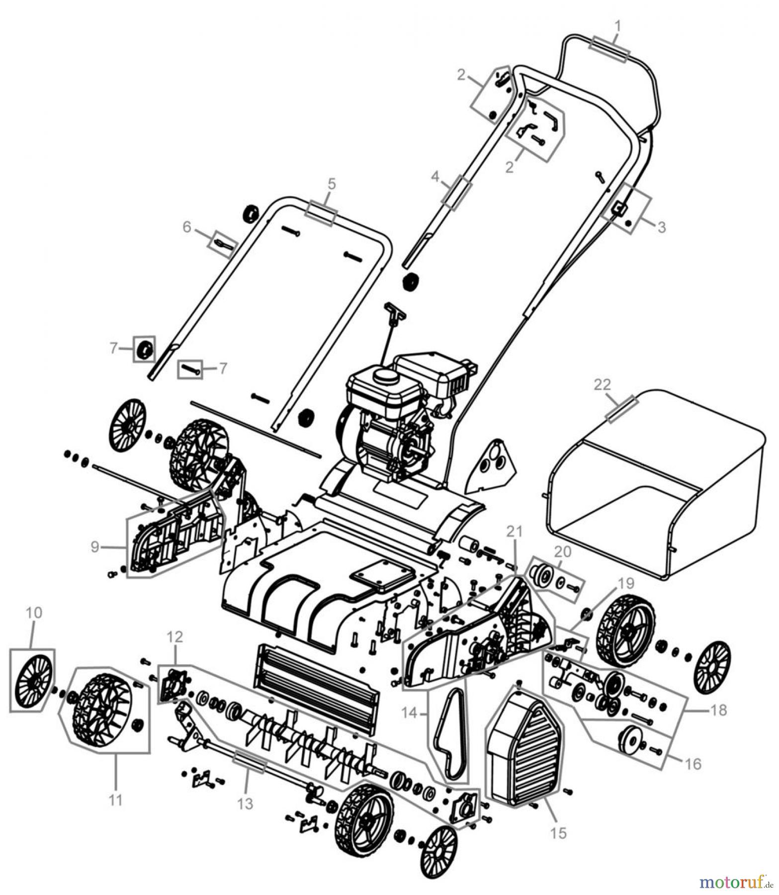  Güde Gartentechnik Vertikutierer Benzin-Vertikutierer BENZINVERTIKUTIERER GBV 2400 - 94362 FSL94362-01 Seite 1