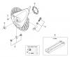 Shimano BR Brake - Bremse Listas de piezas de repuesto y dibujos BR-IM80-F -2961 Roller Brake