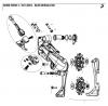 Sram  Listas de piezas de repuesto y dibujos SRAM FORCE 1 / CX1 (2014) - REAR DERAILLEUR