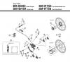 Shimano BR Brake - Bremse Listas de piezas de repuesto y dibujos BR-M355 -3813