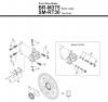 Shimano BR Brake - Bremse Listas de piezas de repuesto y dibujos BR-M375 -F -3229