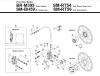 Shimano BR Brake - Bremse Listas de piezas de repuesto y dibujos BR-M395 -F- 3356 Front Disc Brake