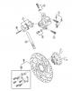 Shimano BR Brake - Bremse Listas de piezas de repuesto y dibujos BR-M475-M2180 Front Disc Brake