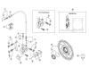 Shimano BR Brake - Bremse Listas de piezas de repuesto y dibujos BR-M485-F-2734 Front Disc Brake