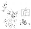 Shimano BR Brake - Bremse Listas de piezas de repuesto y dibujos BR-M486-R-2884A Rear Disc Brake