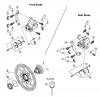 Shimano BR Brake - Bremse Listas de piezas de repuesto y dibujos BR-M495-2394A SHIMANO Disc Brake