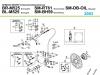 Shimano BR Brake - Bremse Listas de piezas de repuesto y dibujos BR-M525, BL-M525 von 2003 SHIMANO DEORE Vorderrad-Scheibenbremse