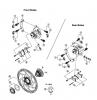 Shimano BR Brake - Bremse Listas de piezas de repuesto y dibujos BR-M545-2555A Brake Caliper Disc Brake