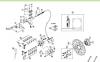 Shimano BR Brake - Bremse Listas de piezas de repuesto y dibujos BR-M555, BL-M556 SHIMANO DEORE Vorderrad-Scheibenbremse von 2003