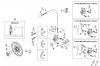 Shimano BR Brake - Bremse Listas de piezas de repuesto y dibujos BR-M575-F, 2867A Front Disc Brake