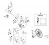 Shimano BR Brake - Bremse Listas de piezas de repuesto y dibujos BR-M575-R, 2885A Rear Disc Brake