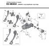 Shimano RD Rear Derailleur - Schaltwerk Listas de piezas de repuesto y dibujos RD-M9050- 3817