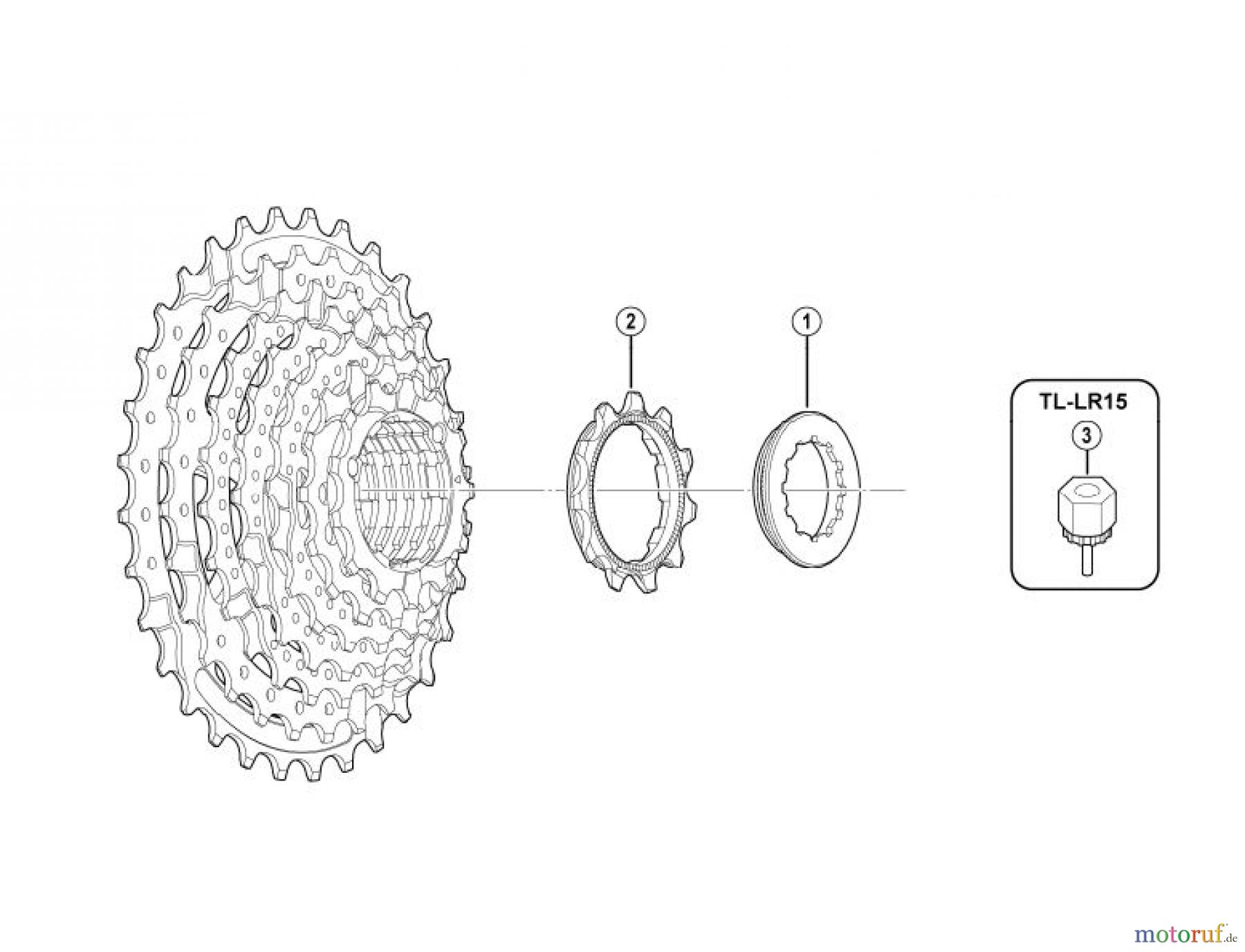  Shimano CS Cassette / Zahnkranz CS-HG41-8-3236A Cassette Sprocket (8-Speed)