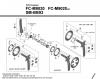 Shimano FC Front Chainwheel - Kurbelsatz, Vorderes Kettenblatt Listas de piezas de repuesto y dibujos FC-M9020-3776A XTR Kurbelgarnitur