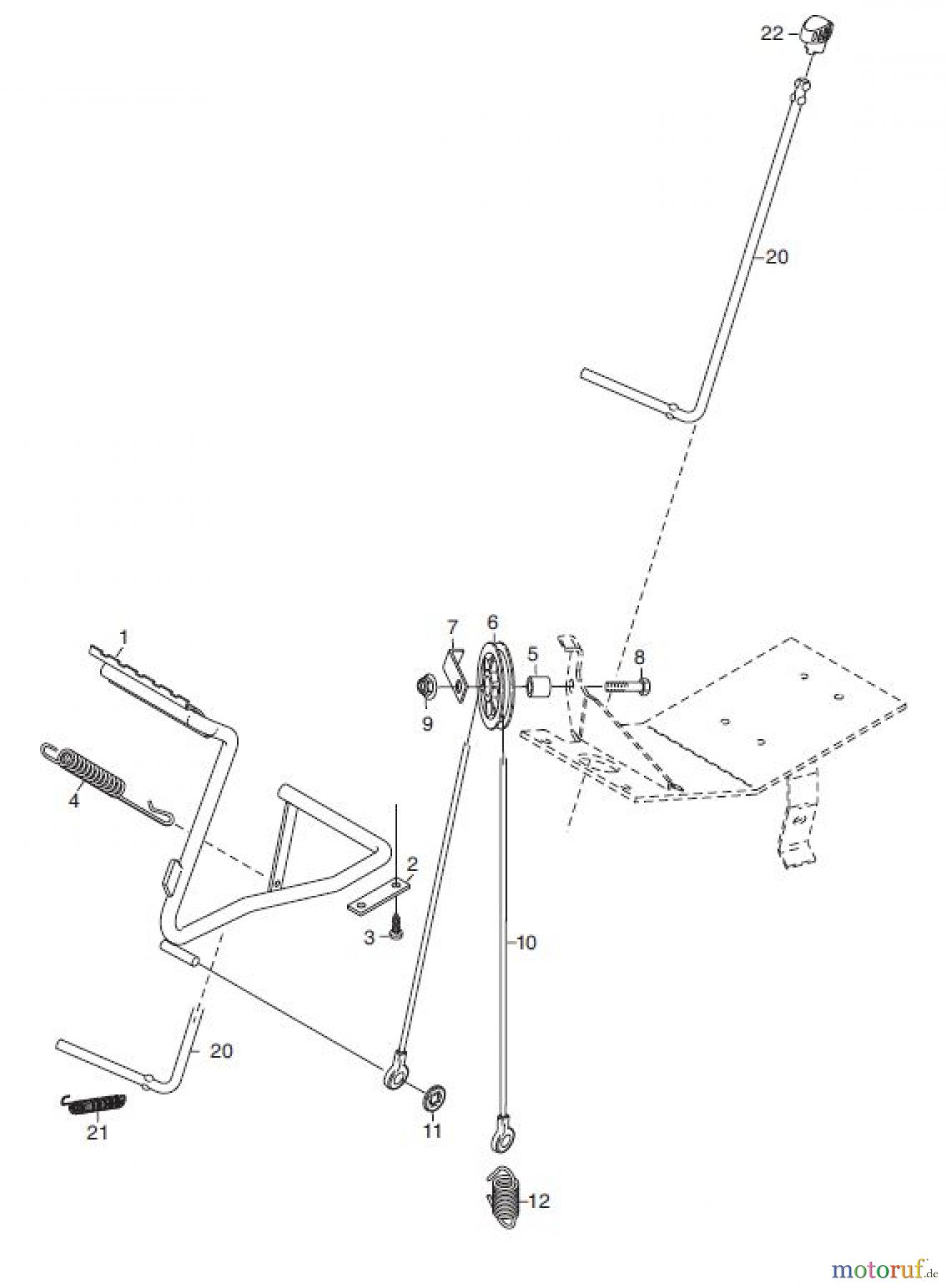  Global Garden Products GGP Frontmäher X1 2009 MÄHWERKHEBER