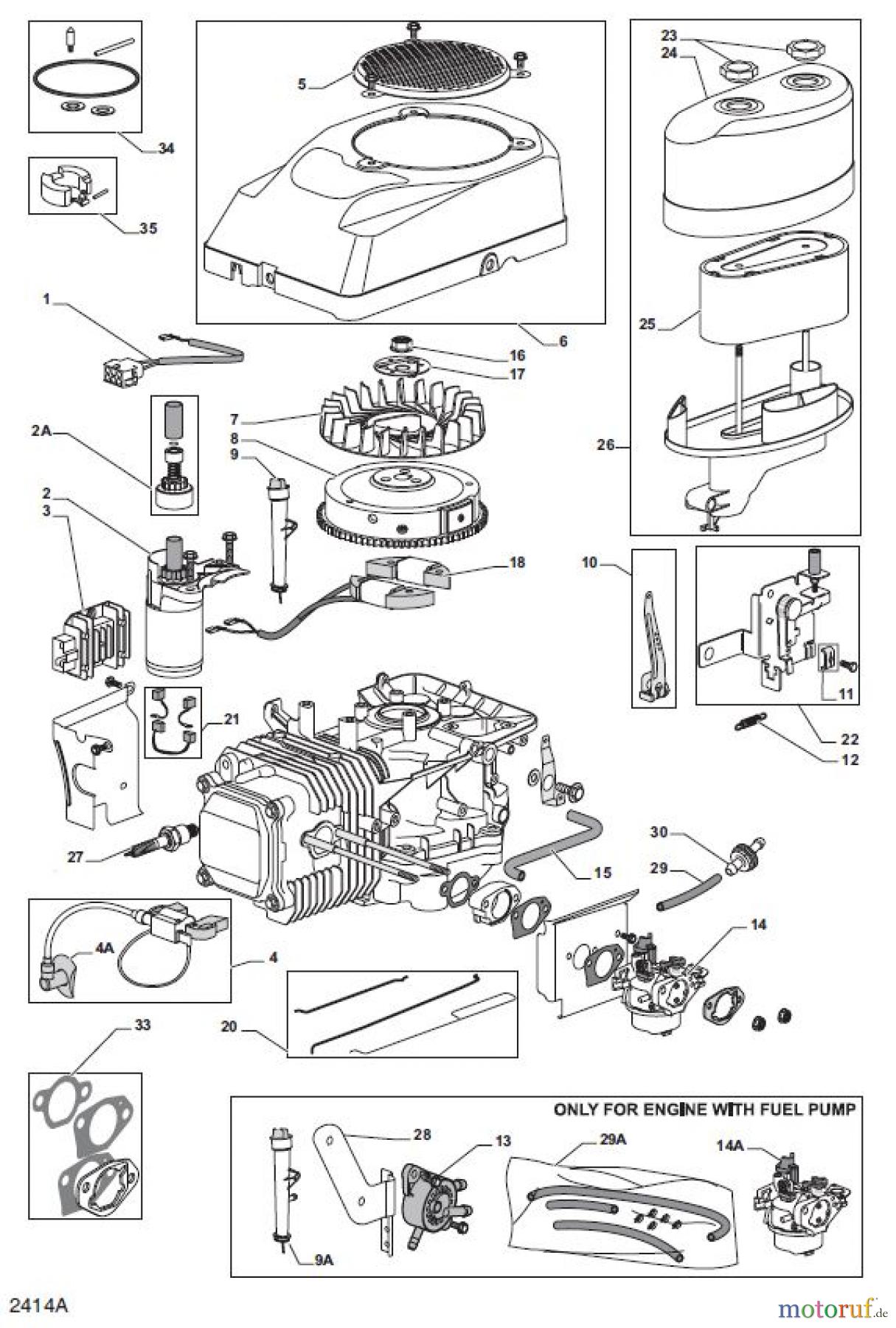  Global Garden Products GGP Frontmäher X1 2010 GGP-MOTOR WM 14 432cc