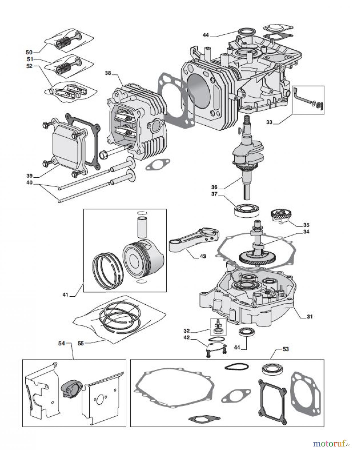  Global Garden Products GGP Frontmäher XK_XK4 SERIES 2009 GGP-MOTOR WM 12, WM 14