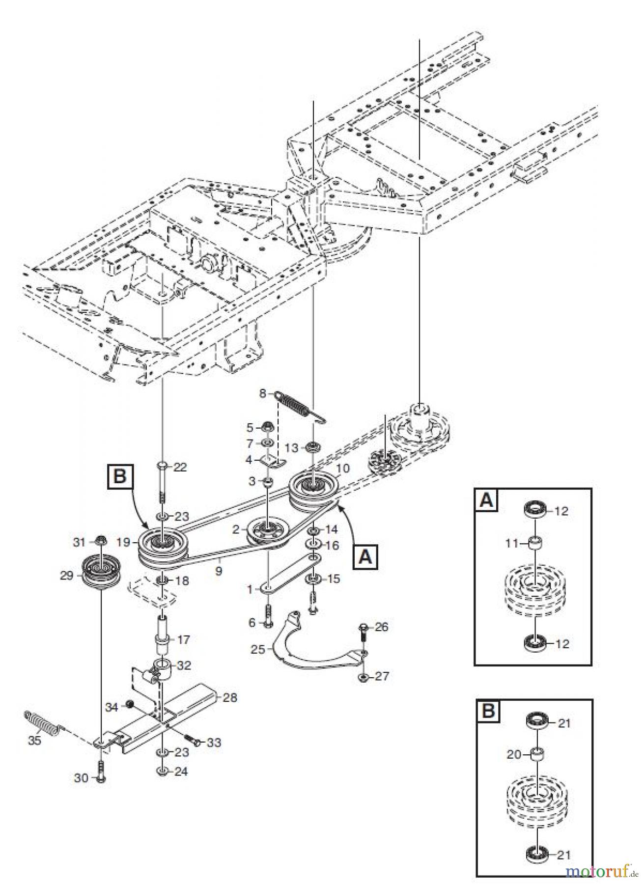  Global Garden Products GGP Frontmäher XK_XK4 SERIES 2010 XK4 160HD NEBENANTRIEB 4WD 