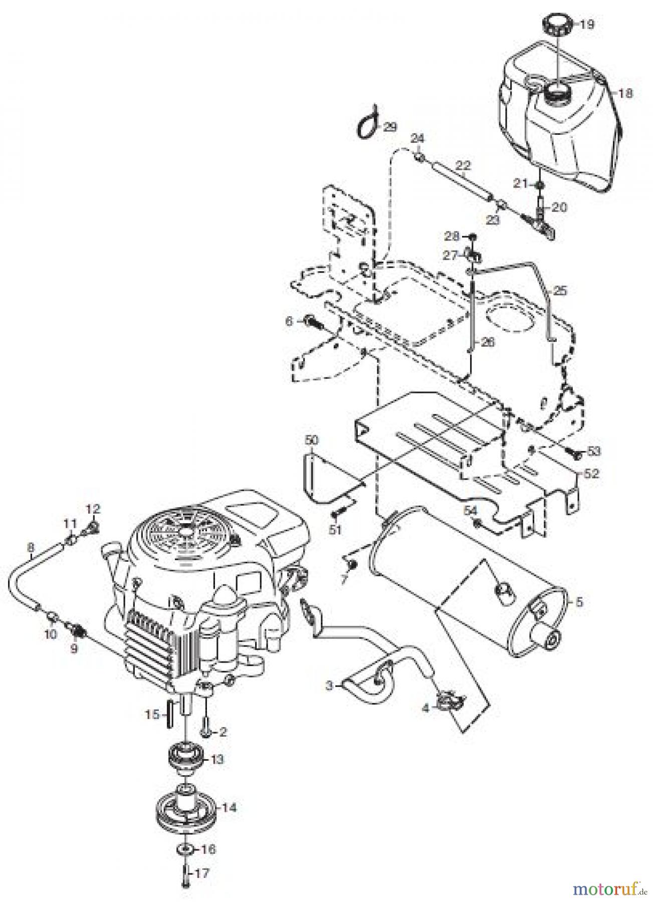  Global Garden Products GGP Frontmäher XKH4_Series 2010 XHK4 165HD MOTOR (HONDA)