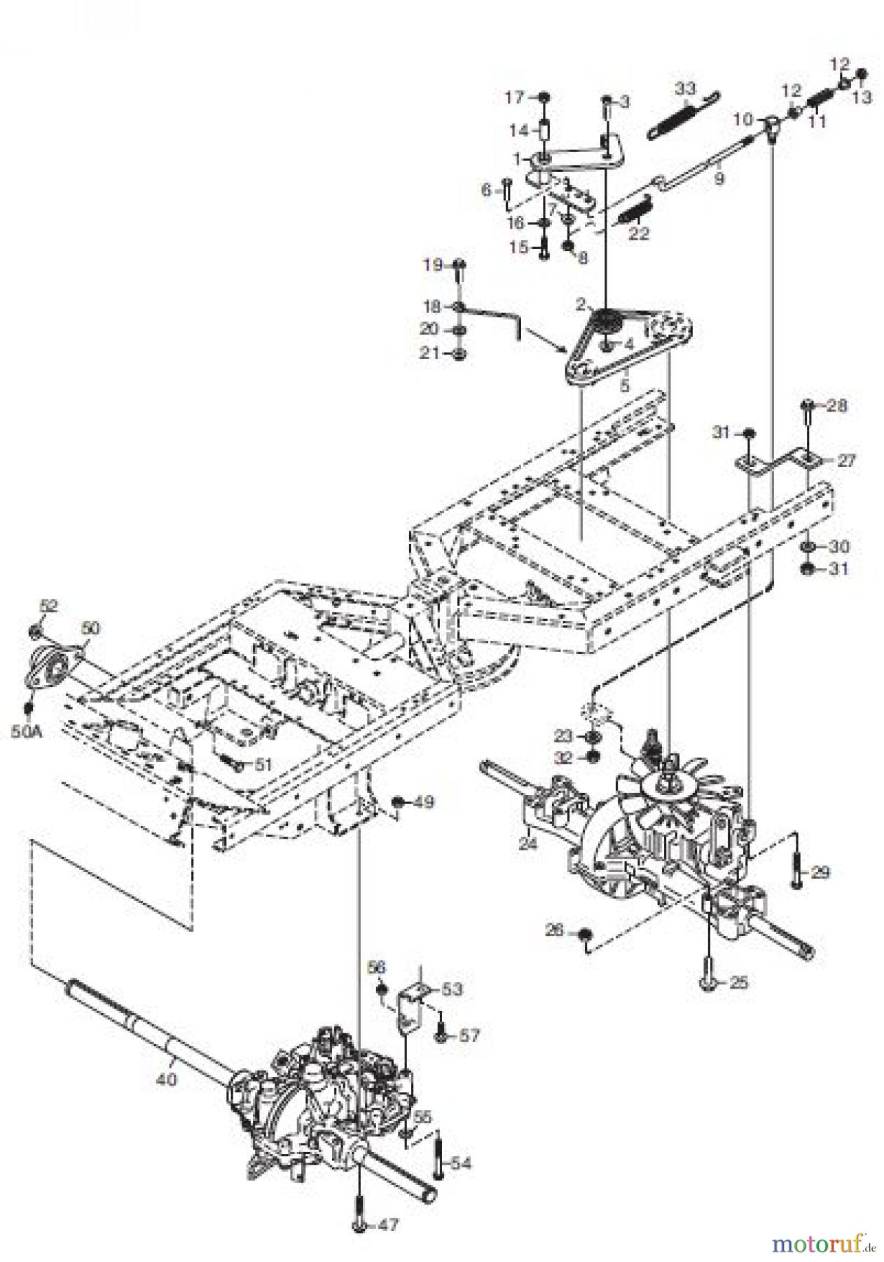  Global Garden Products GGP Frontmäher XKH4_Series 2010 XHK4 165HD- XHK4 180HD TRANSMISSION (MEK)