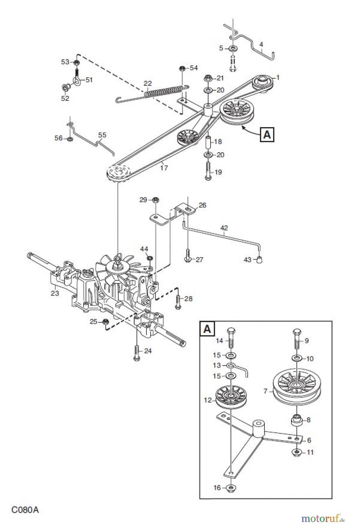  Global Garden Products GGP Frontmäher XM_Series 2008 XM 140 HD- XM160 HD TRANSMISSION 