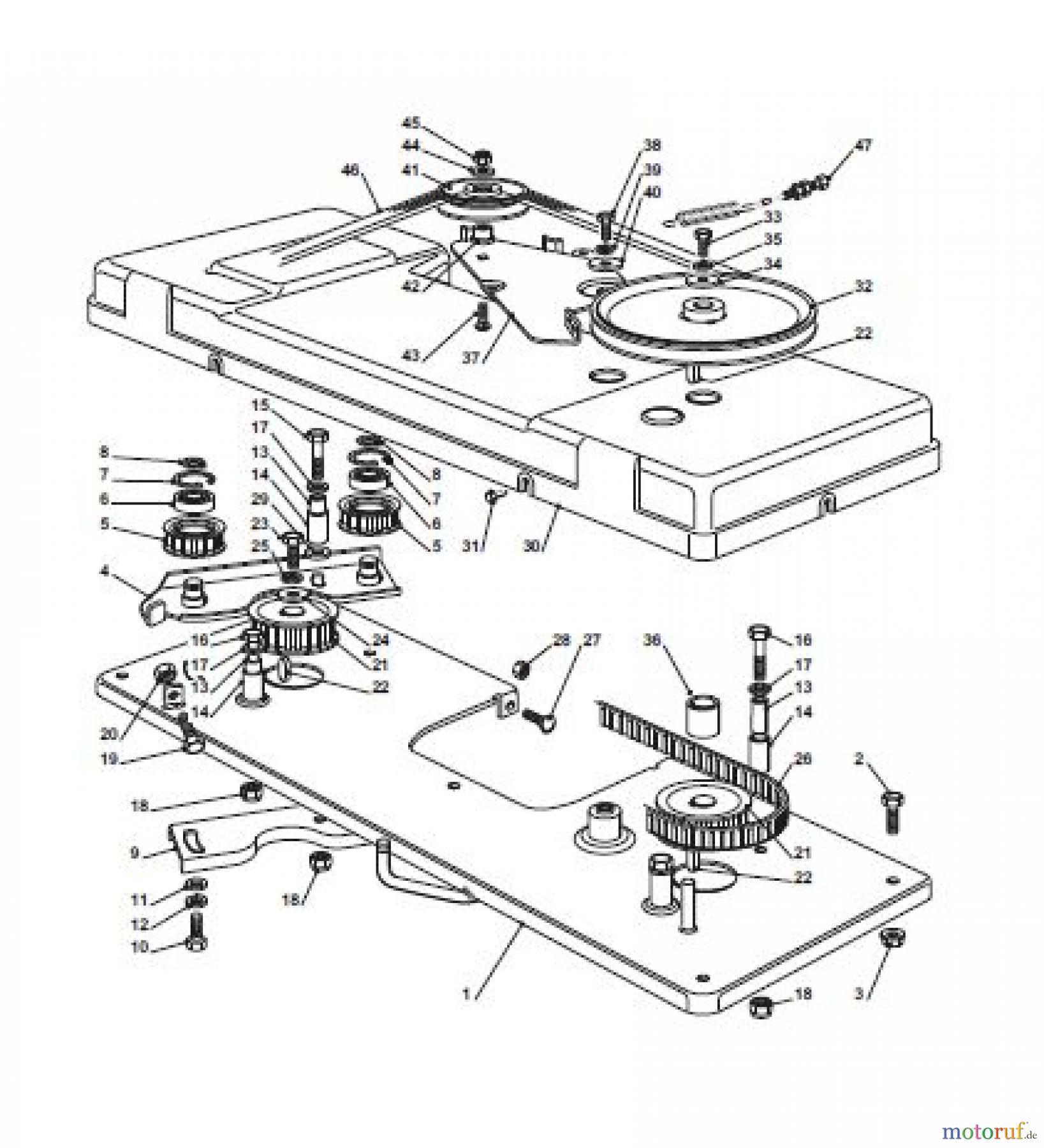  Global Garden Products GGP Aufsitzmäher Sammler Cellecting Pro 2017 TH4S 102 Hydro Blades Engagement