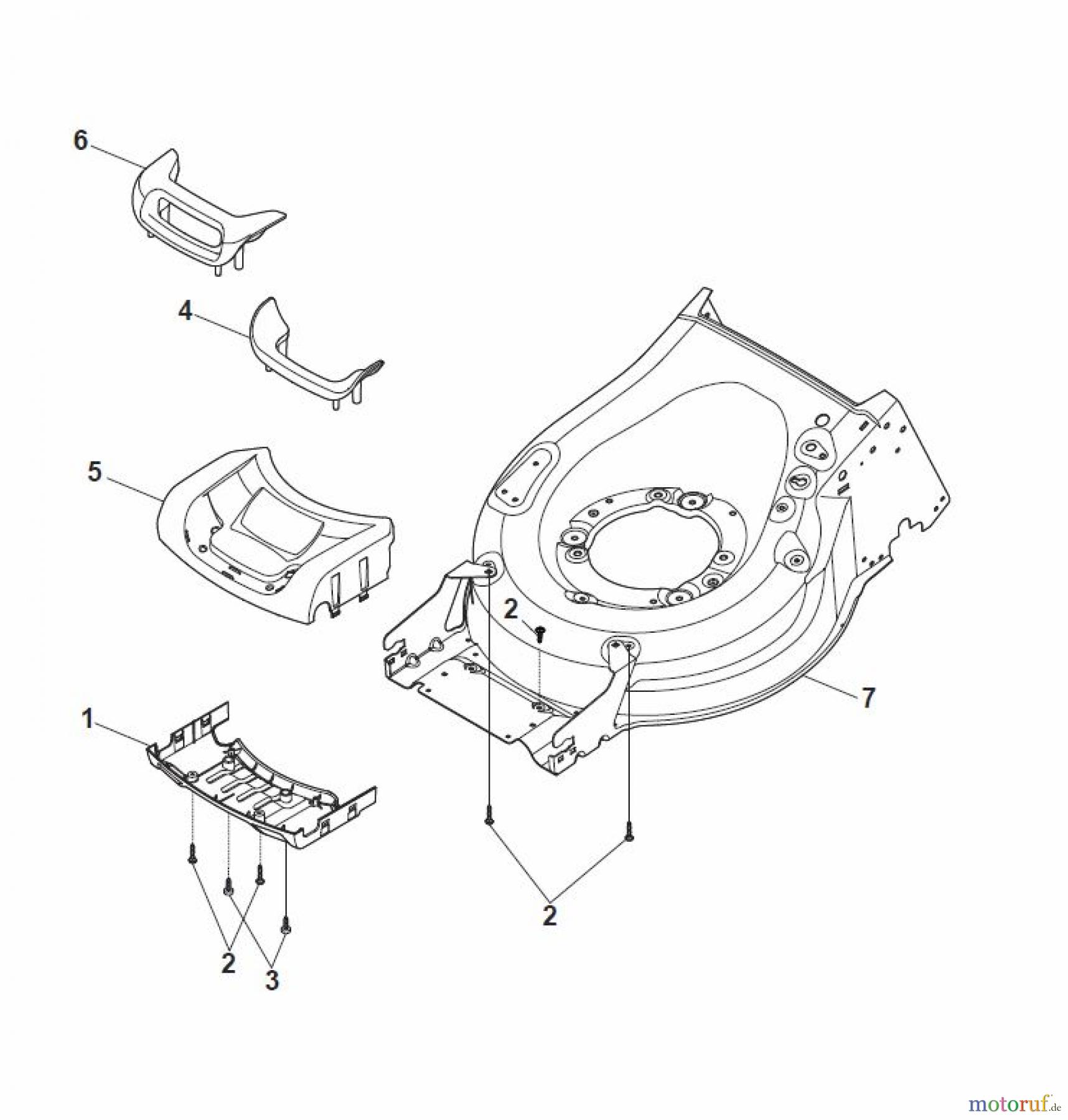  Global Garden Products GGP Rasenmäher Akku 2017 Ohne Antrieb MP1 500 Li 80 Mask