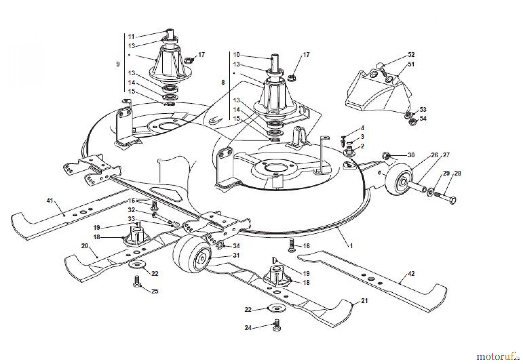  Global Garden Products GGP Aufsitzmäher Sammler Cellecting Pro 2017 THX 102 Hydro Cutting Plate