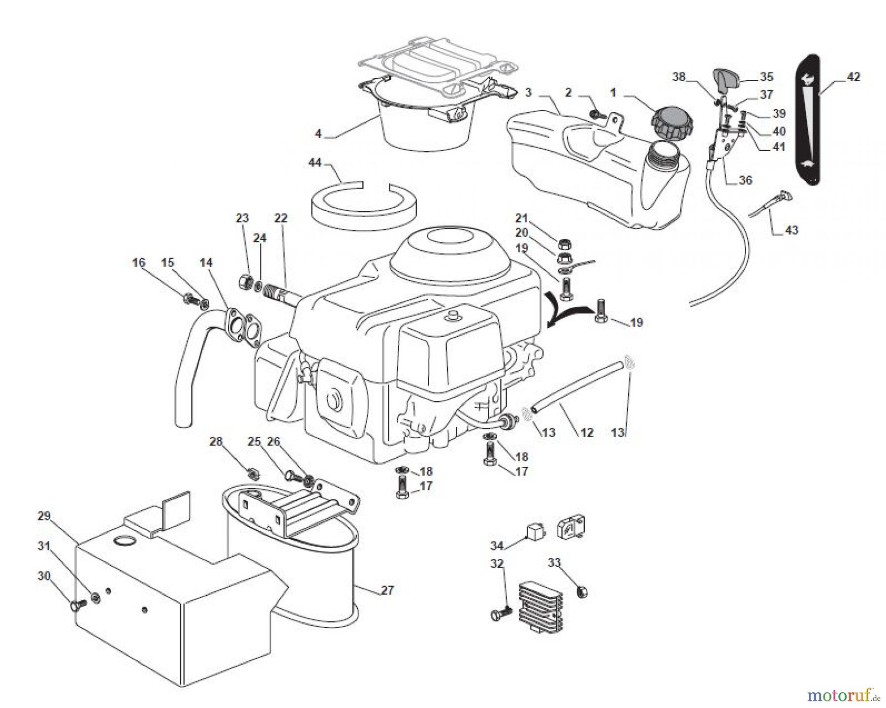  Global Garden Products GGP Aufsitzmäher Sammler Collecting 84cm 2017 MPS 84 Engine - Honda GCV 390