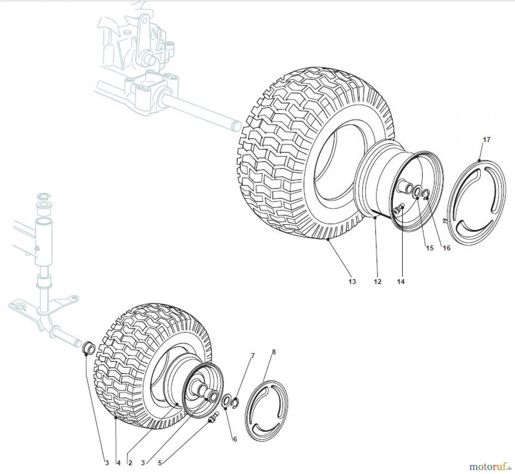  Global Garden Products GGP Aufsitzmäher Sammler Collecting 92cm 2017 NJA 92 Hydro Wheels