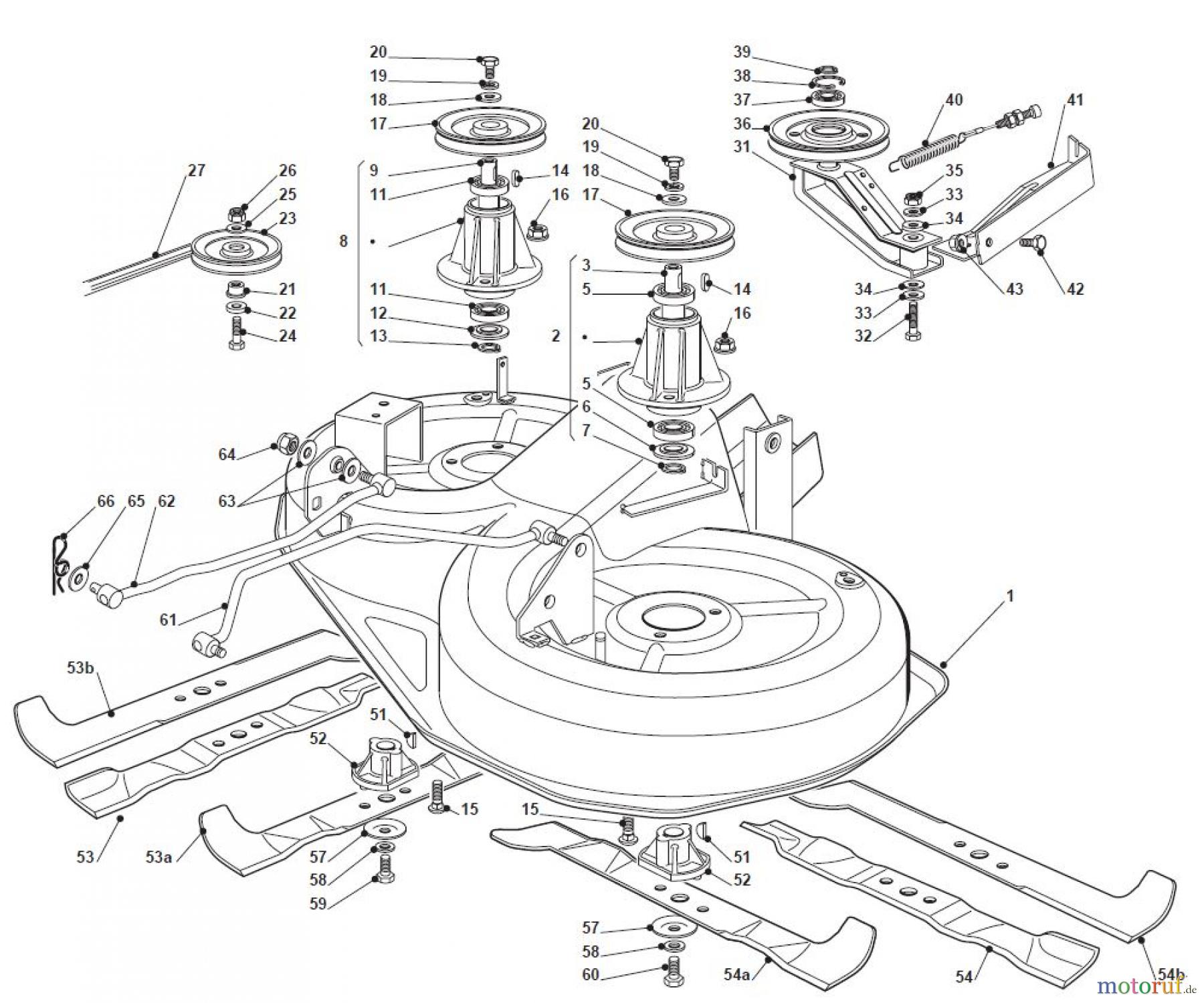  Global Garden Products GGP Aufsitzmäher Sammler Collecting 92cm 2017 NJS 92 Cutting Plate