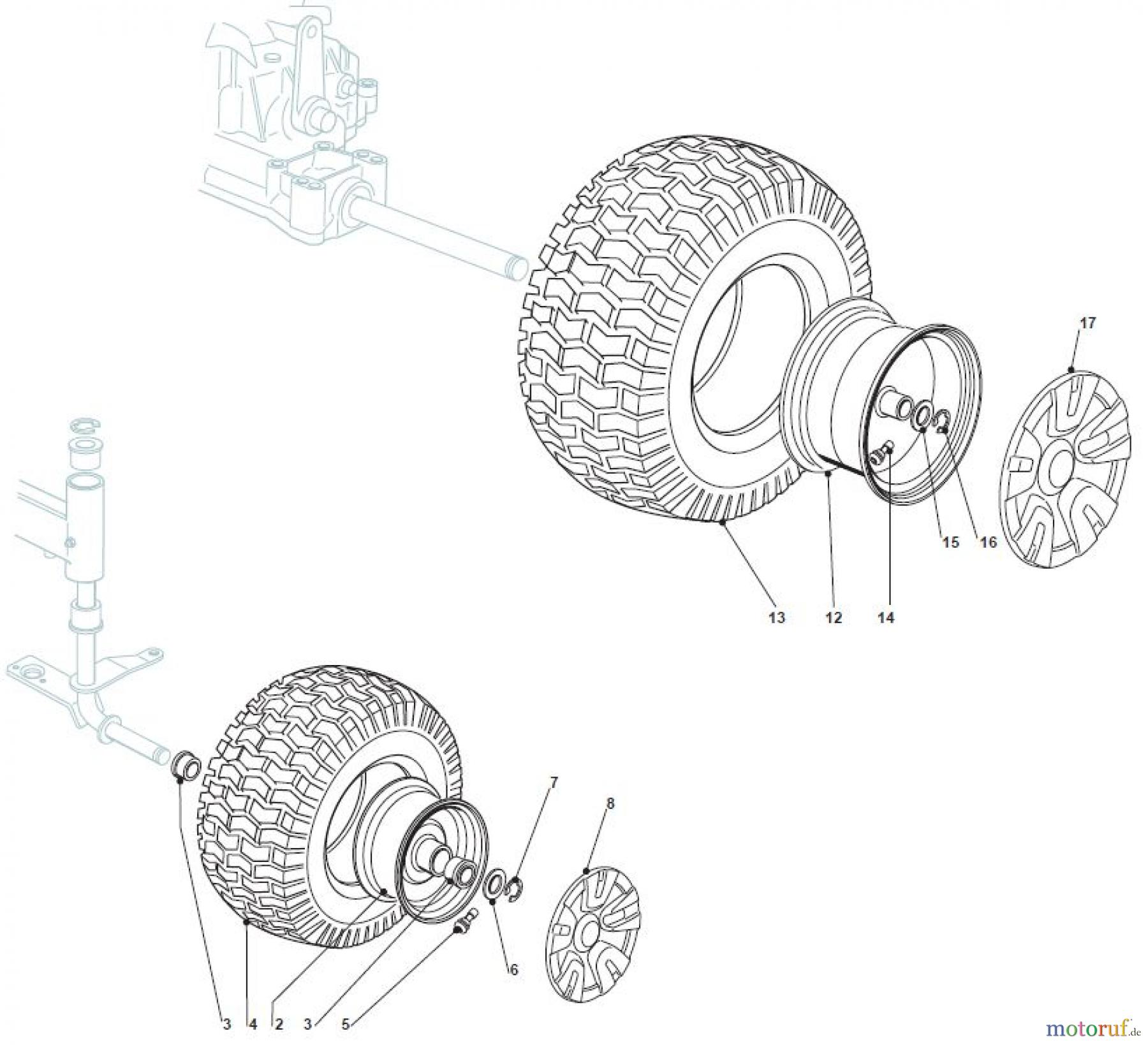  Global Garden Products GGP Aufsitzmäher Sammler Collecting 92cm 2017 NJS 92 Wheels