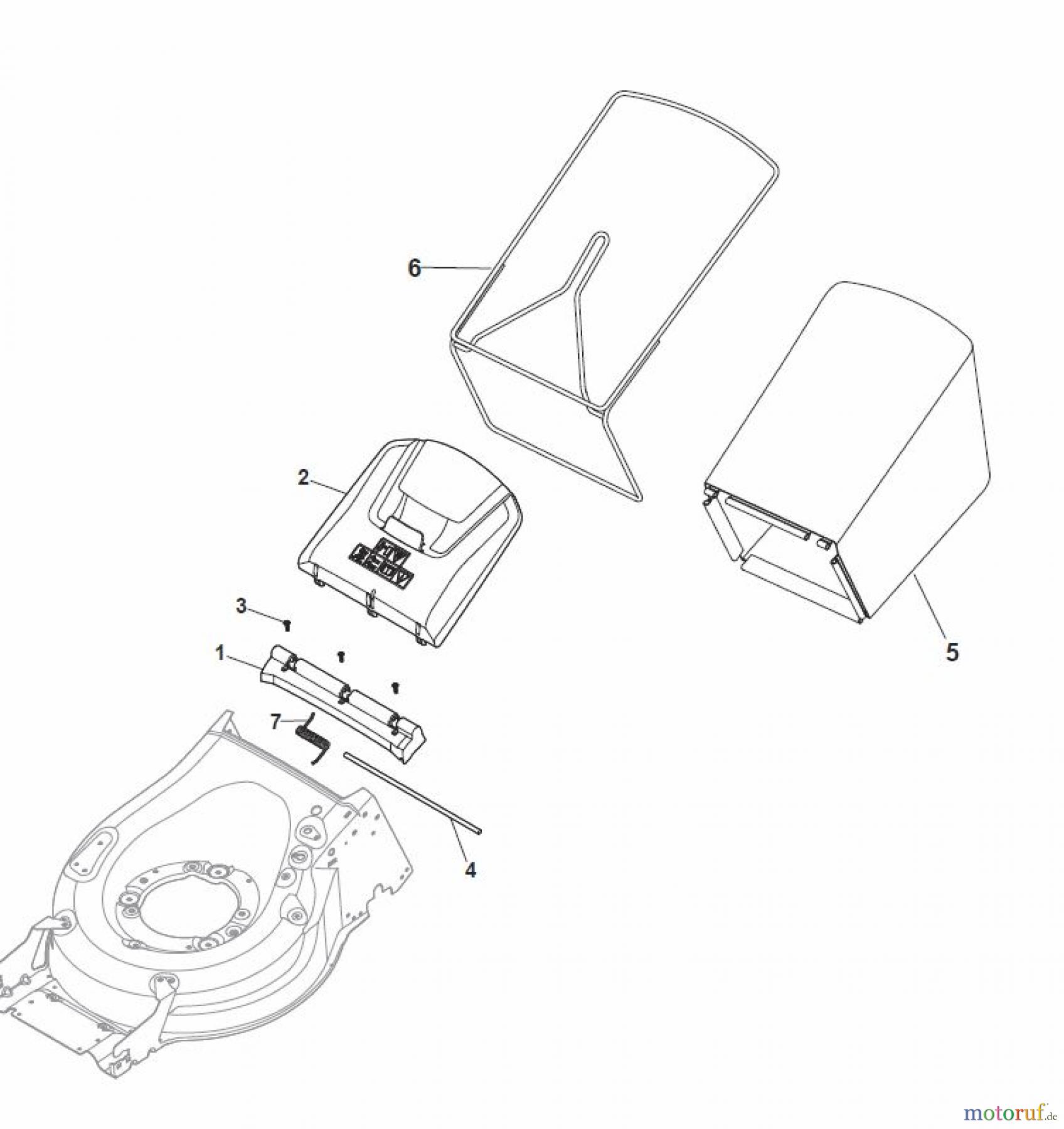  Global Garden Products GGP Rasenmäher Baujahr 2017 Benzin Mit Antrieb 2017 MP1 504 SQE Grass-Catcher