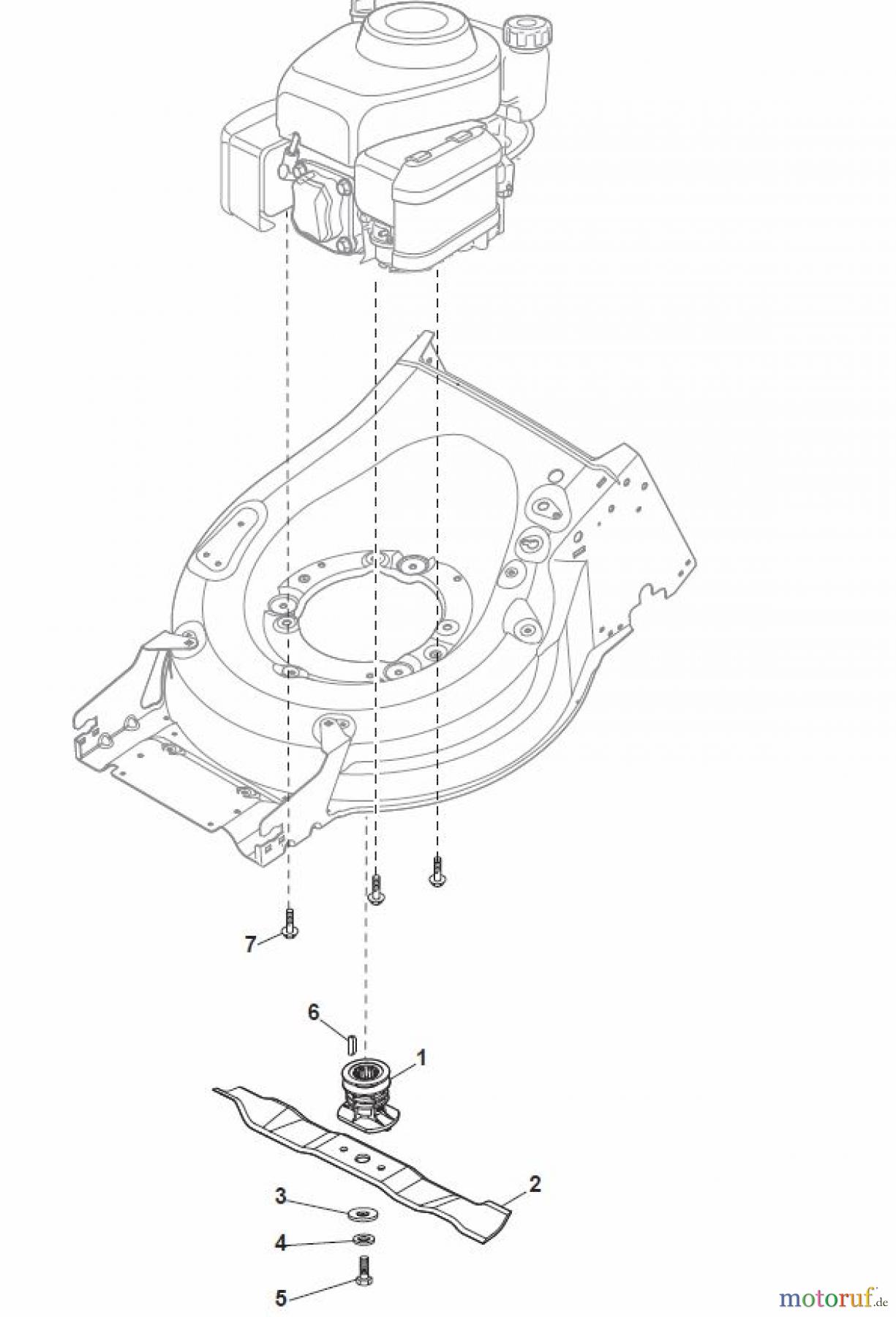  Global Garden Products GGP Rasenmäher Baujahr 2017 Benzin Mit Antrieb 2017 MP1 504 SVE Blade