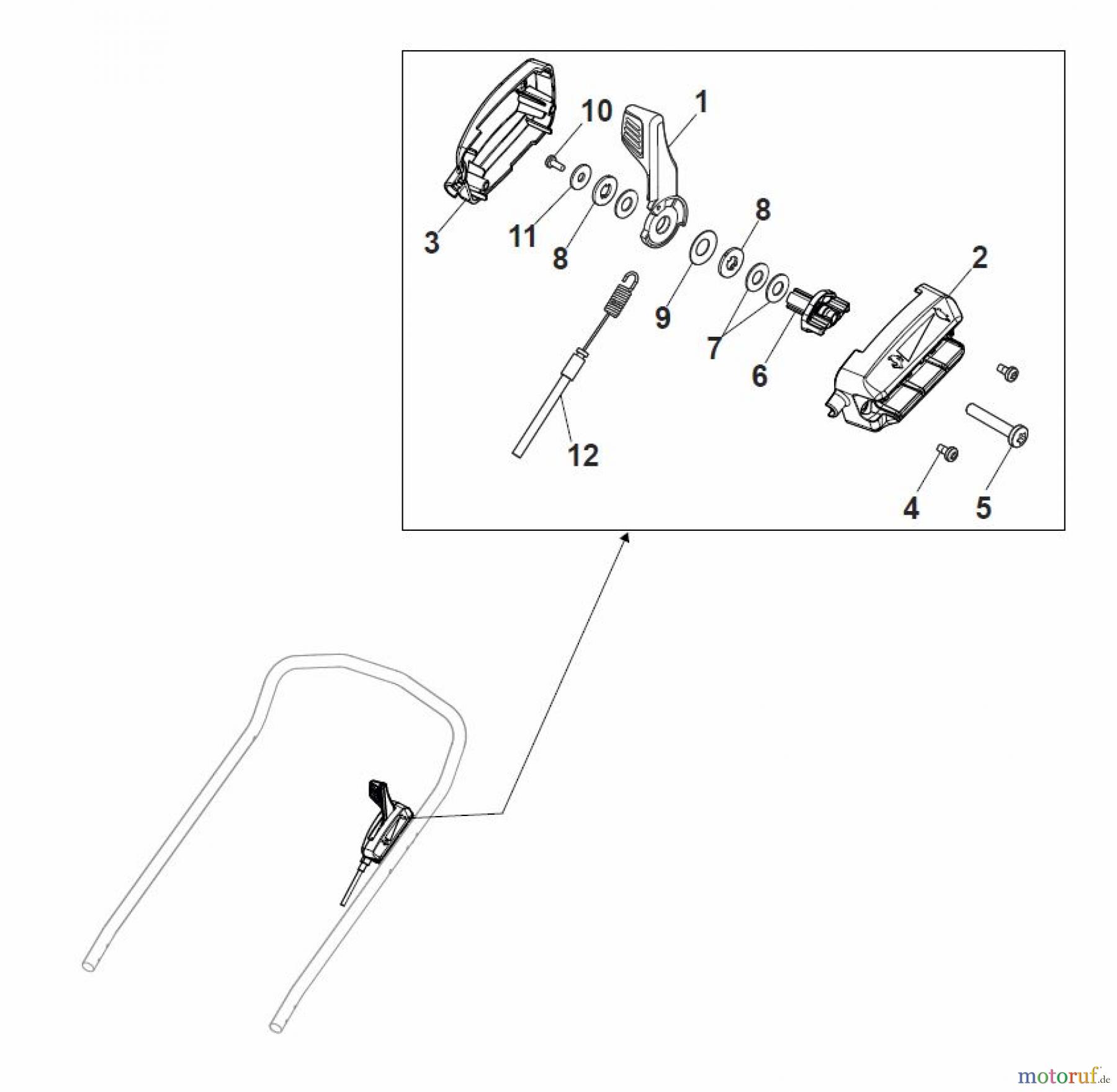  Global Garden Products GGP Rasenmäher Benzin Mit Antrieb 2017 MP2 504 SVQE Speed Variator Command