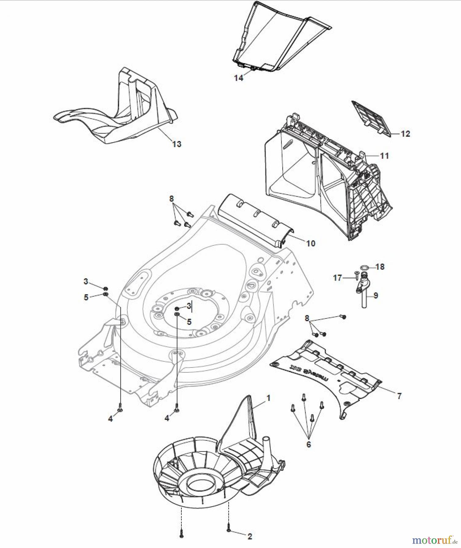  Global Garden Products GGP Rasenmäher Benzin Mit Antrieb 2017 MP2 554 SQE Protection, Belt