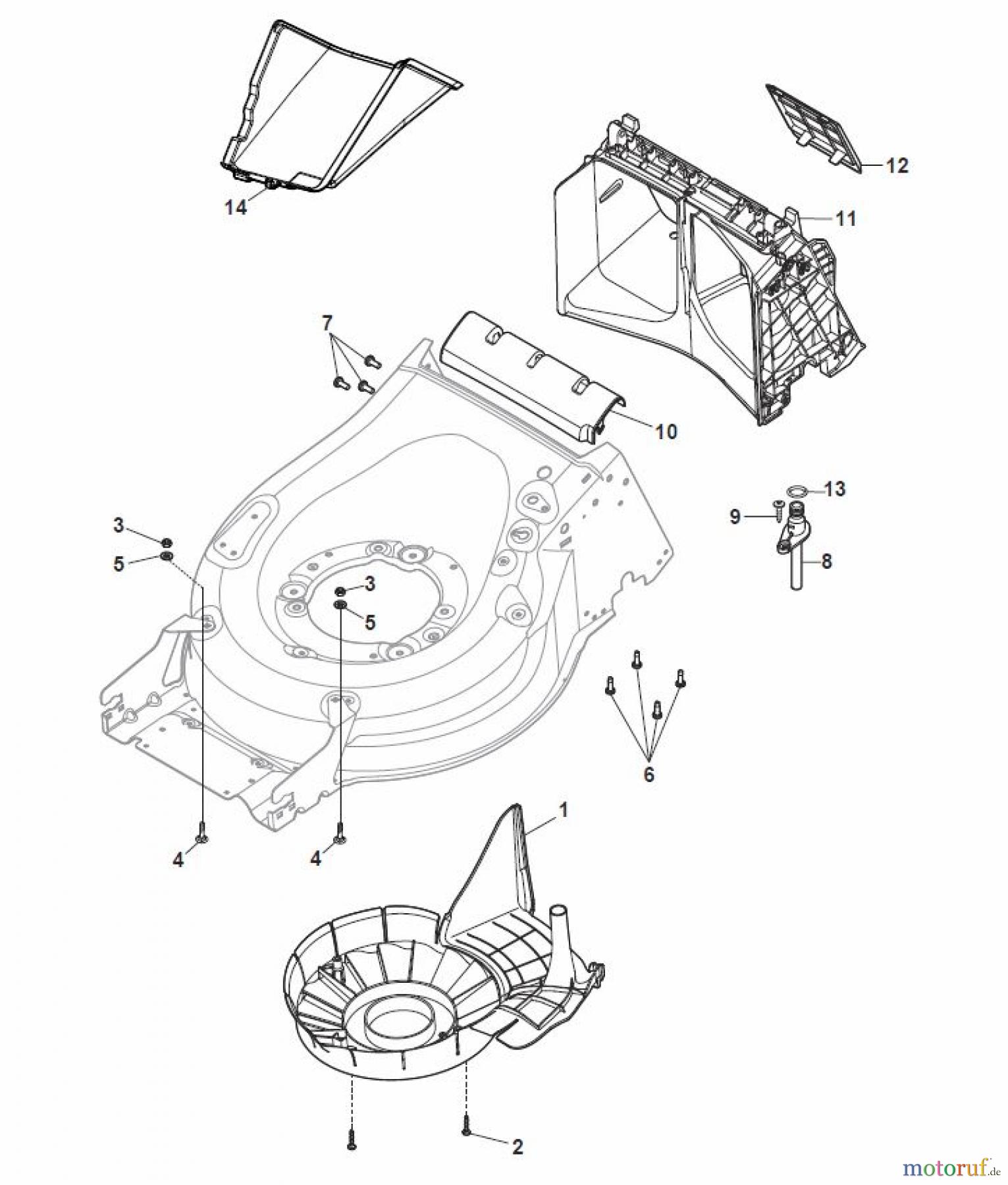  Global Garden Products GGP Rasenmäher Benzin Mit Antrieb 2017 MP2 554 SVE-R (Roller) Protection, Belt