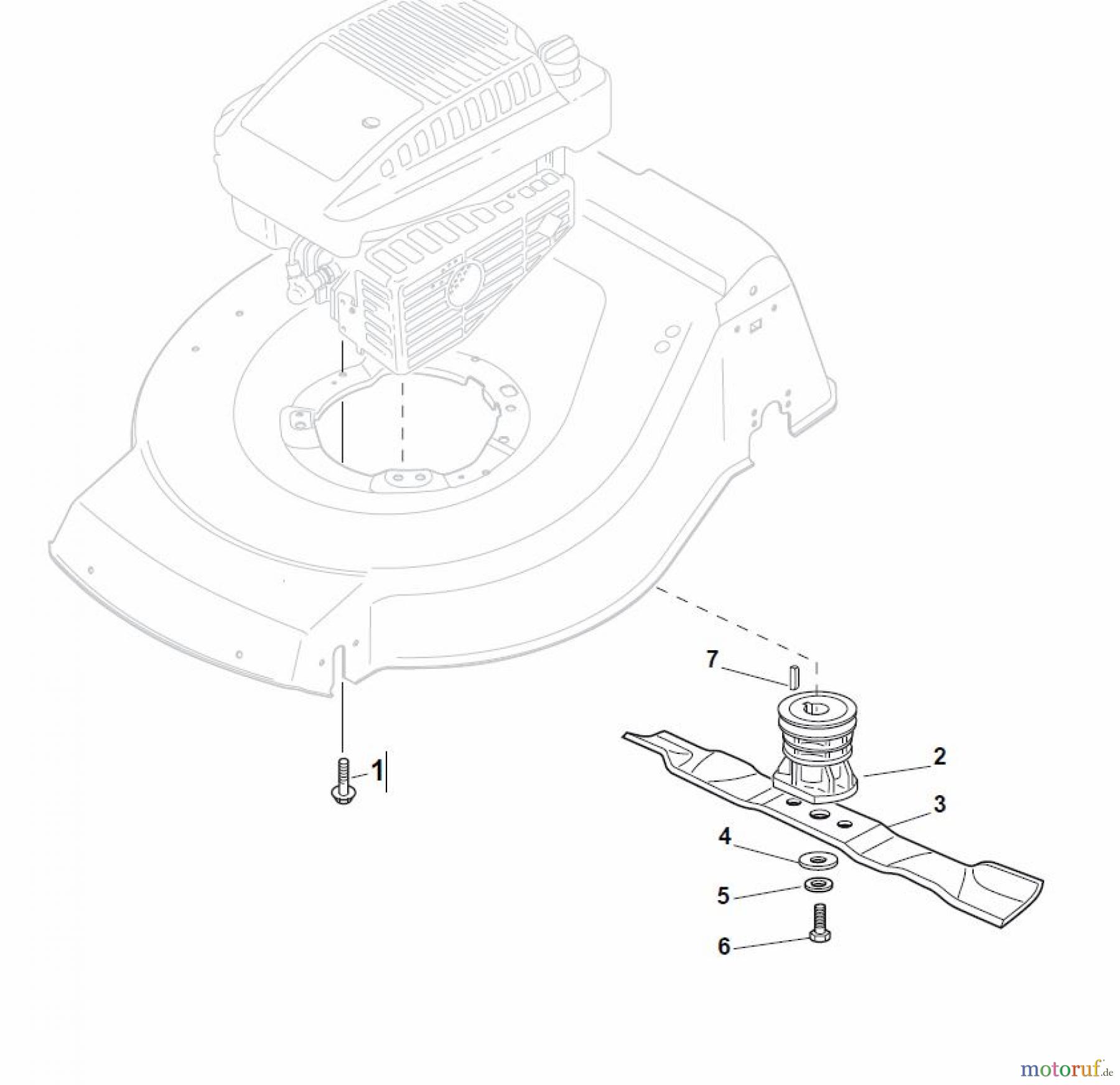  Global Garden Products GGP Rasenmäher Benzin Mit Antrieb 2017 NT 484 W TR - 484 W TRQ Blade