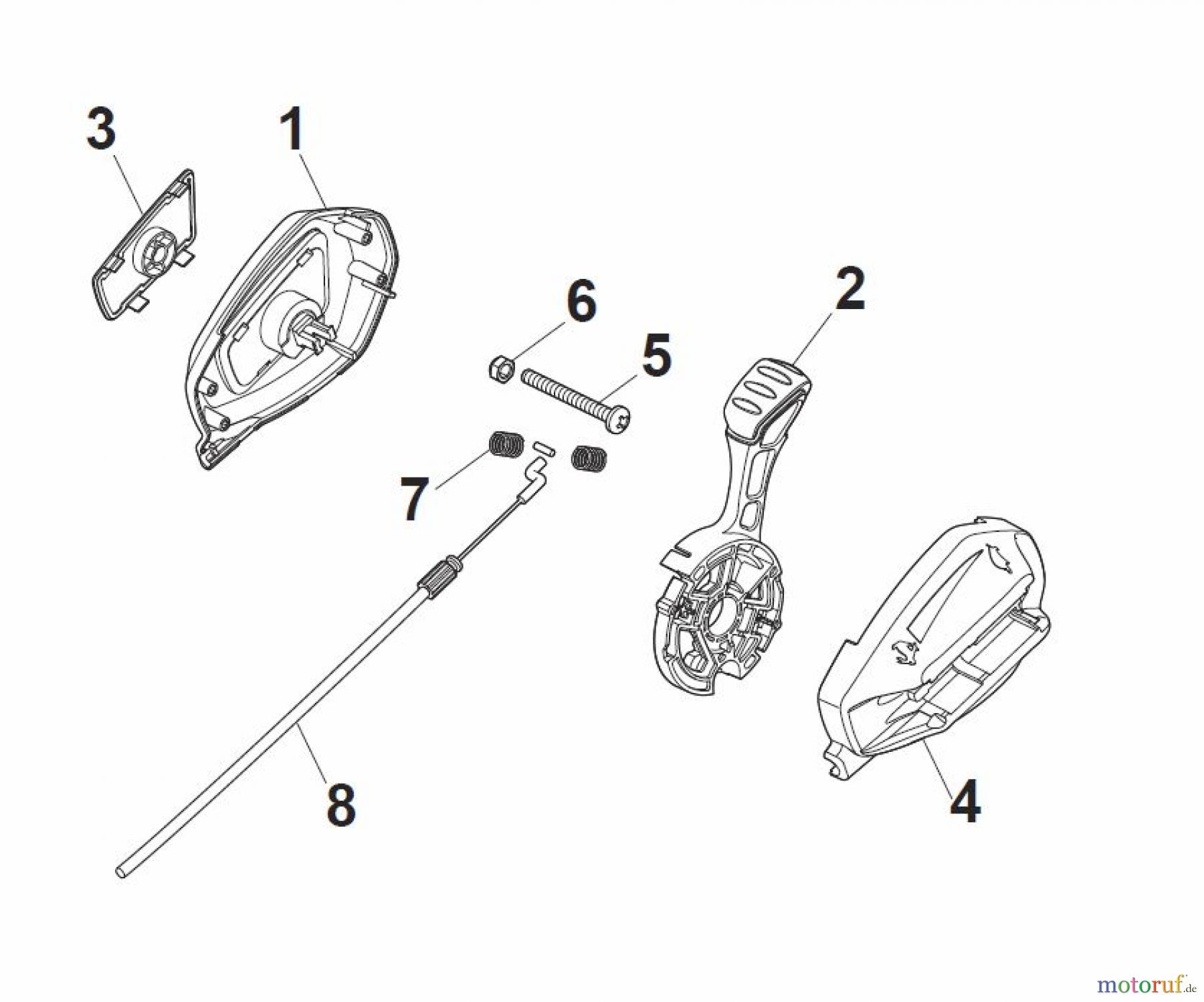  Global Garden Products GGP Rasenmäher Benzin Mit Antrieb 2017 NT 534 TR 4S - TRQ 4S Controls