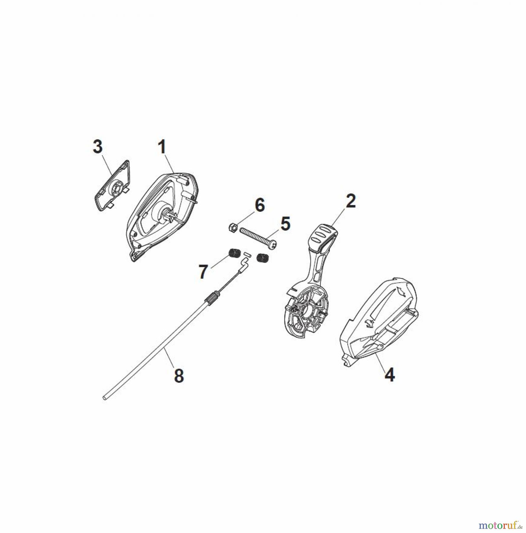  Global Garden Products GGP Rasenmäher Benzin Mit Antrieb 2017 NT 534 TR/E 4S - TRQ/E 4S Controls