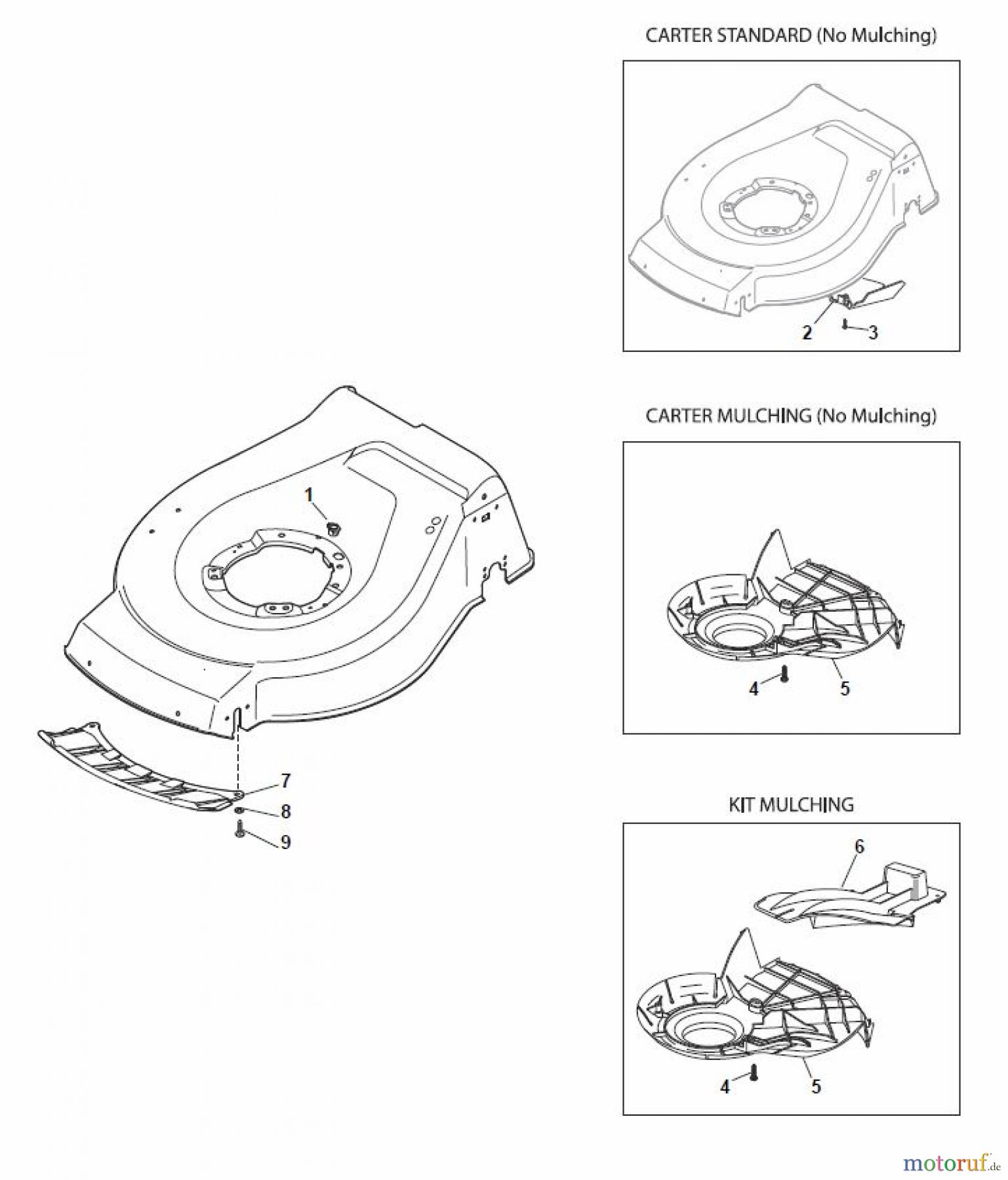  Global Garden Products GGP Rasenmäher Benzin Mit Antrieb 2017 NT 534 W TR 4S - W TRQ 4S Protection, Belt