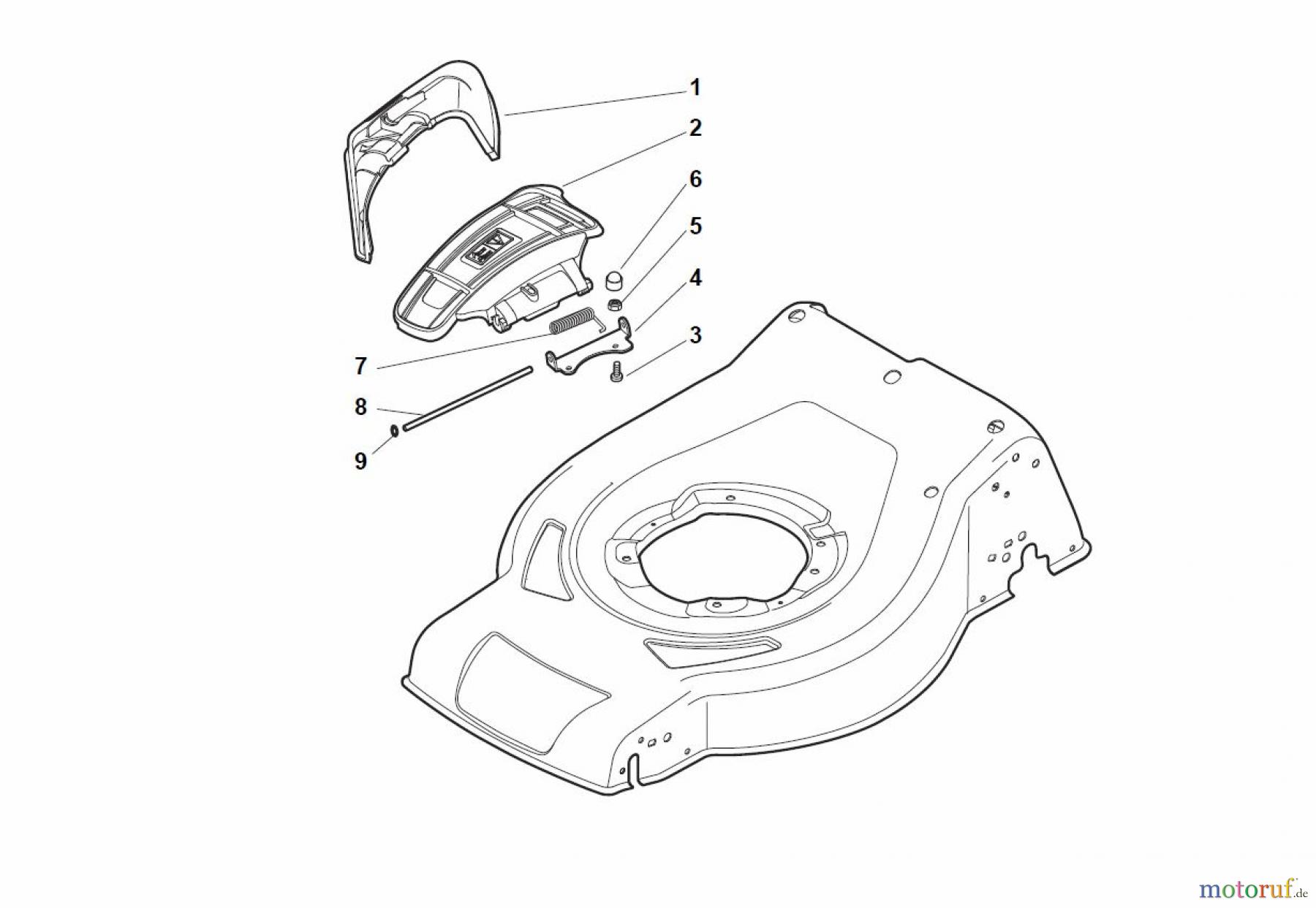  Global Garden Products GGP Rasenmäher Baujahr 2017 Benzin Ohne Antrieb 2017 CR-CS 434 Protection, Belt