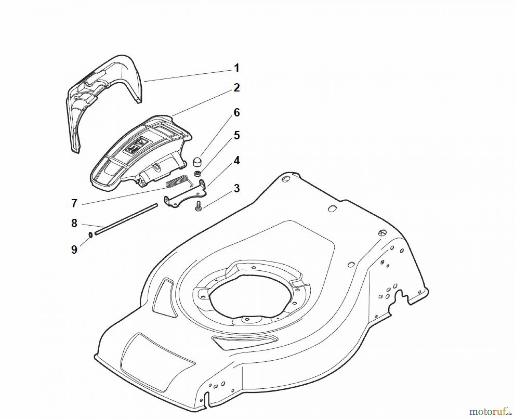  Global Garden Products GGP Rasenmäher Baujahr 2017 Benzin Ohne Antrieb 2017 CR-CS 484 - CR-CS 484 Q Protection, Belt