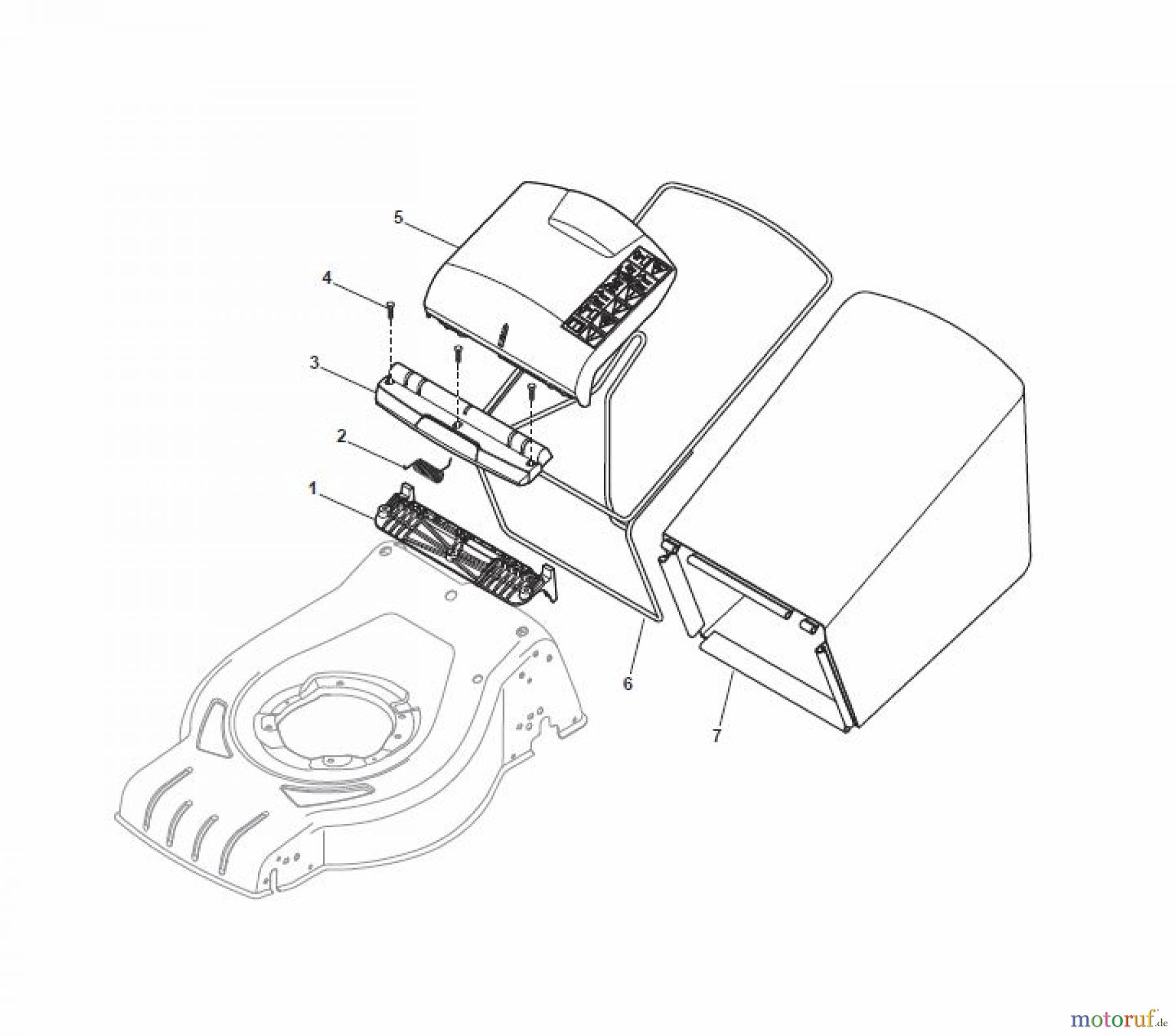  Global Garden Products GGP Rasenmäher Benzin Ohne Antrieb 2017 CRL-CSL 484 - CRL-CSL 484 Q Grass-Catcher