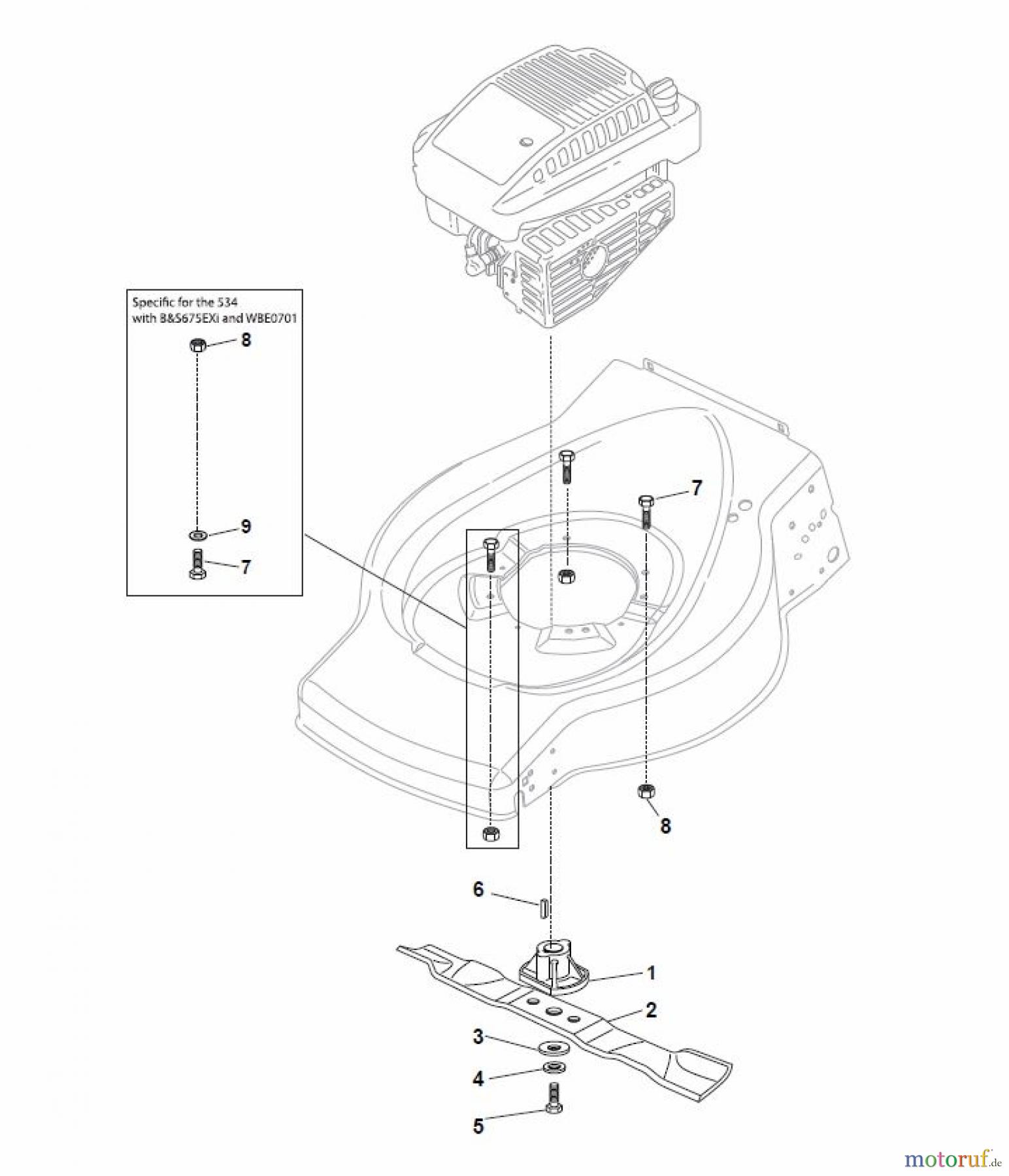  Global Garden Products GGP Rasenmäher Benzin Ohne Antrieb 2017 ES 414 Blade