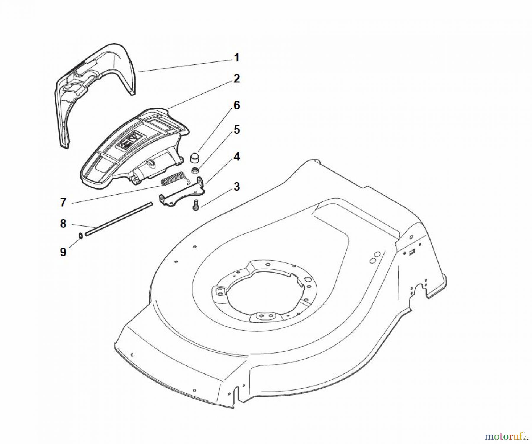  Global Garden Products GGP Rasenmäher Baujahr 2017 Benzin Ohne Antrieb 2017 NT 484 - 484 Q Ejection-Guard