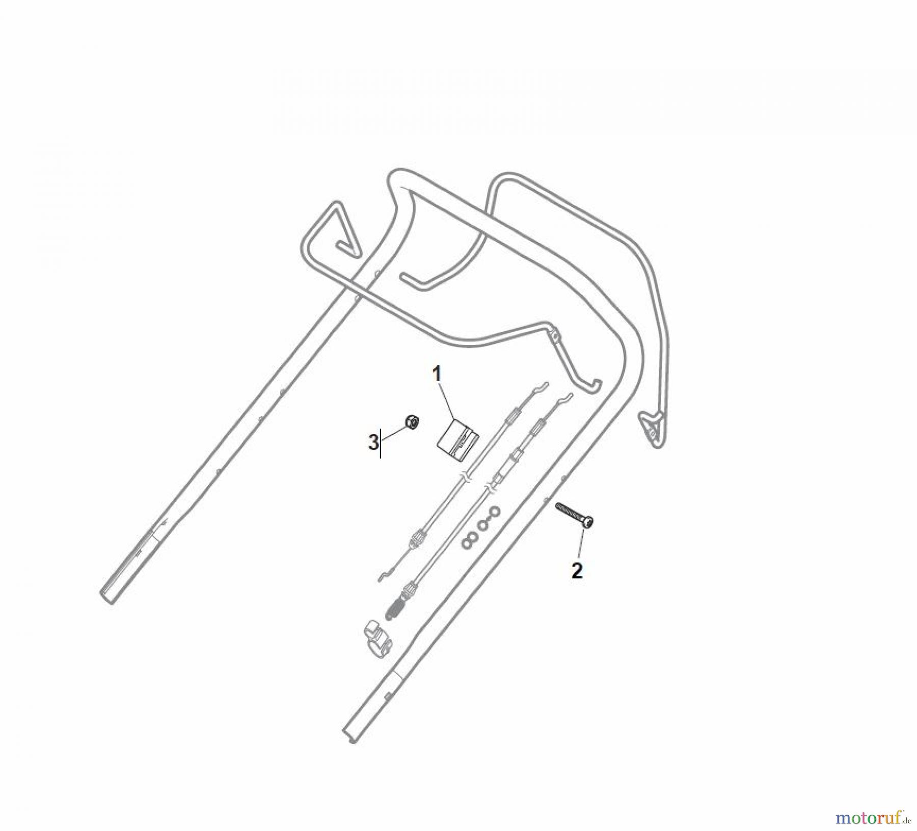  Global Garden Products GGP Rasenmäher Benzin Ohne Antrieb 2017 NTL 434-R (Roller) Controls Fixed RPM