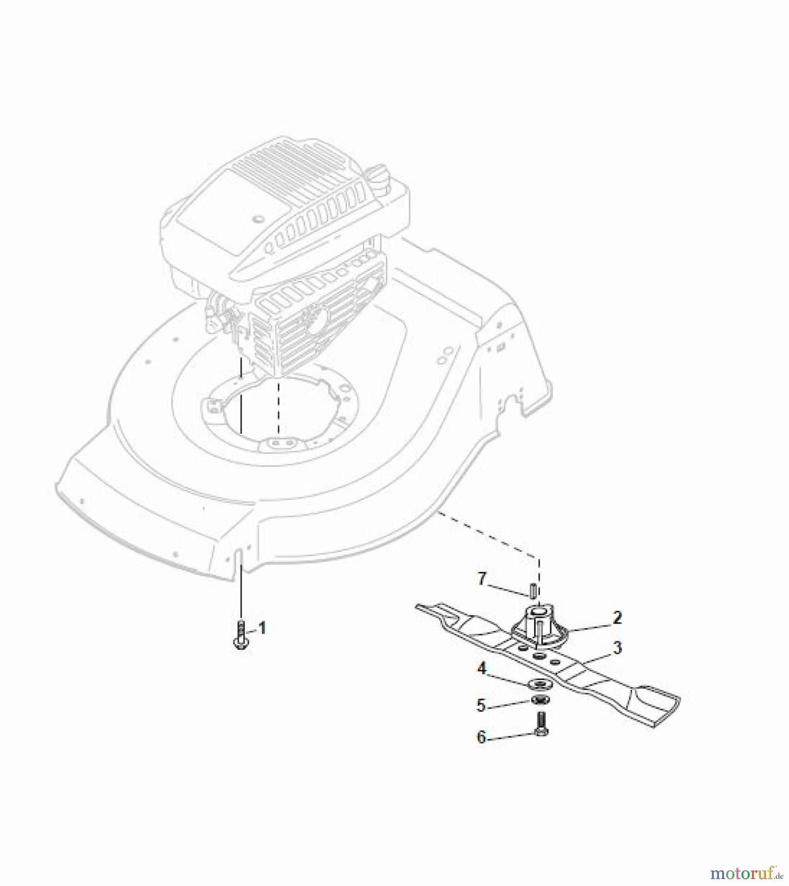  Global Garden Products GGP Rasenmäher Benzin Ohne Antrieb 2017 NTL 434-R (Roller) Blade