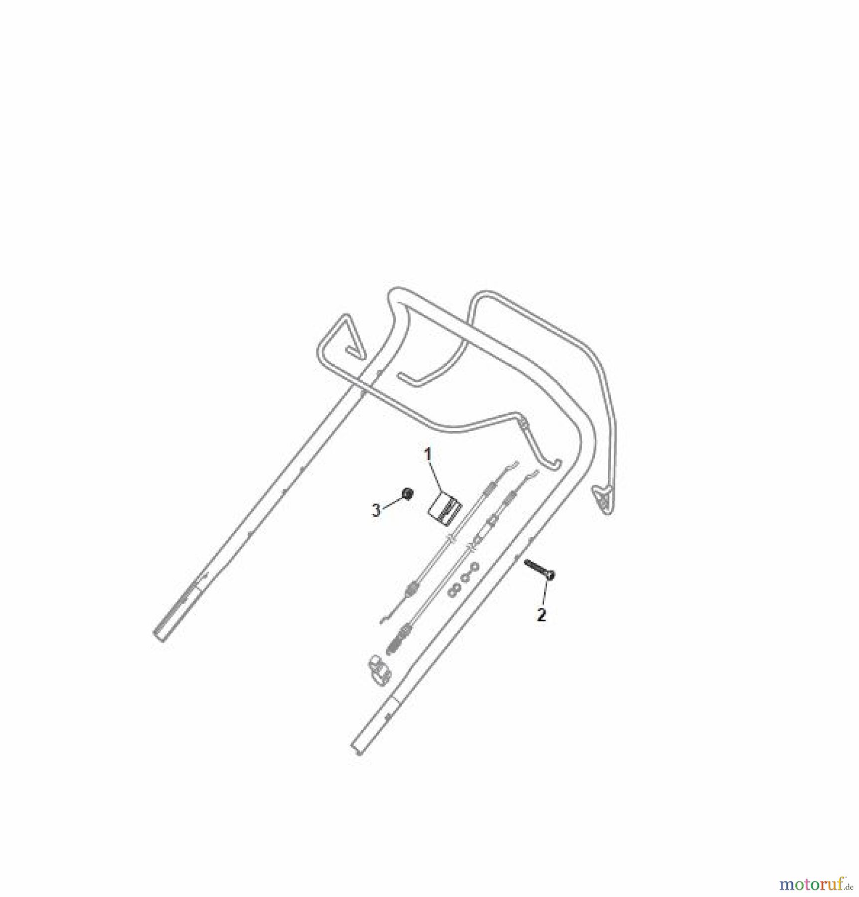  Global Garden Products GGP Rasenmäher Benzin Ohne Antrieb 2017 NTL 484 - 484 Q Controls Fixed RPM