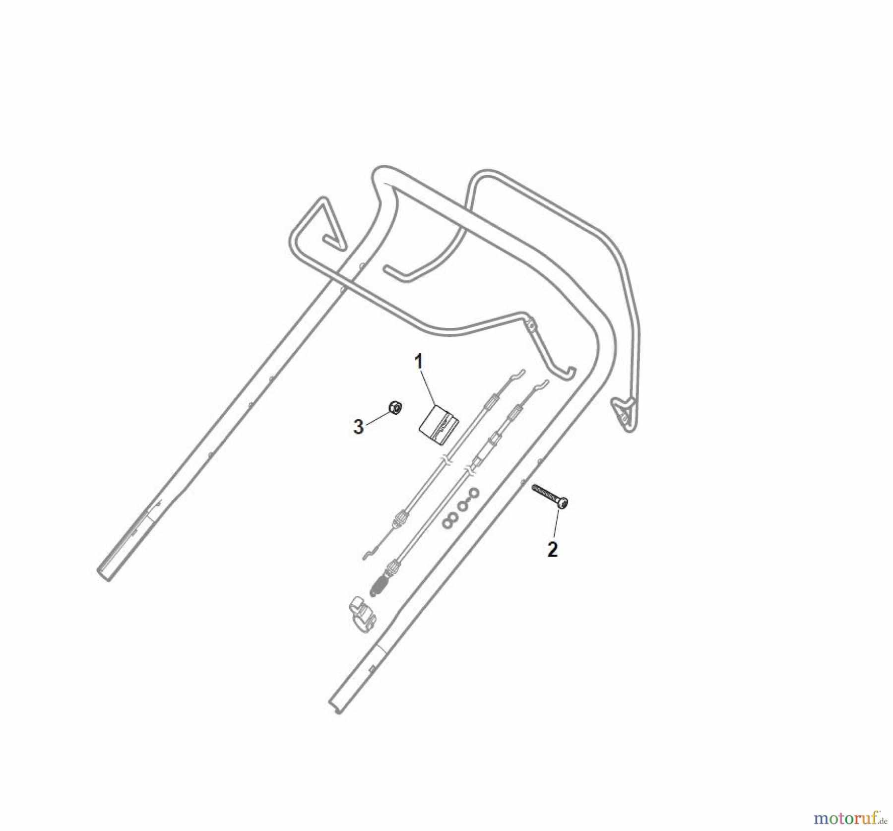  Global Garden Products GGP Rasenmäher Benzin Ohne Antrieb 2017 NTL 534 - 534 Q Controls Fixed RPM